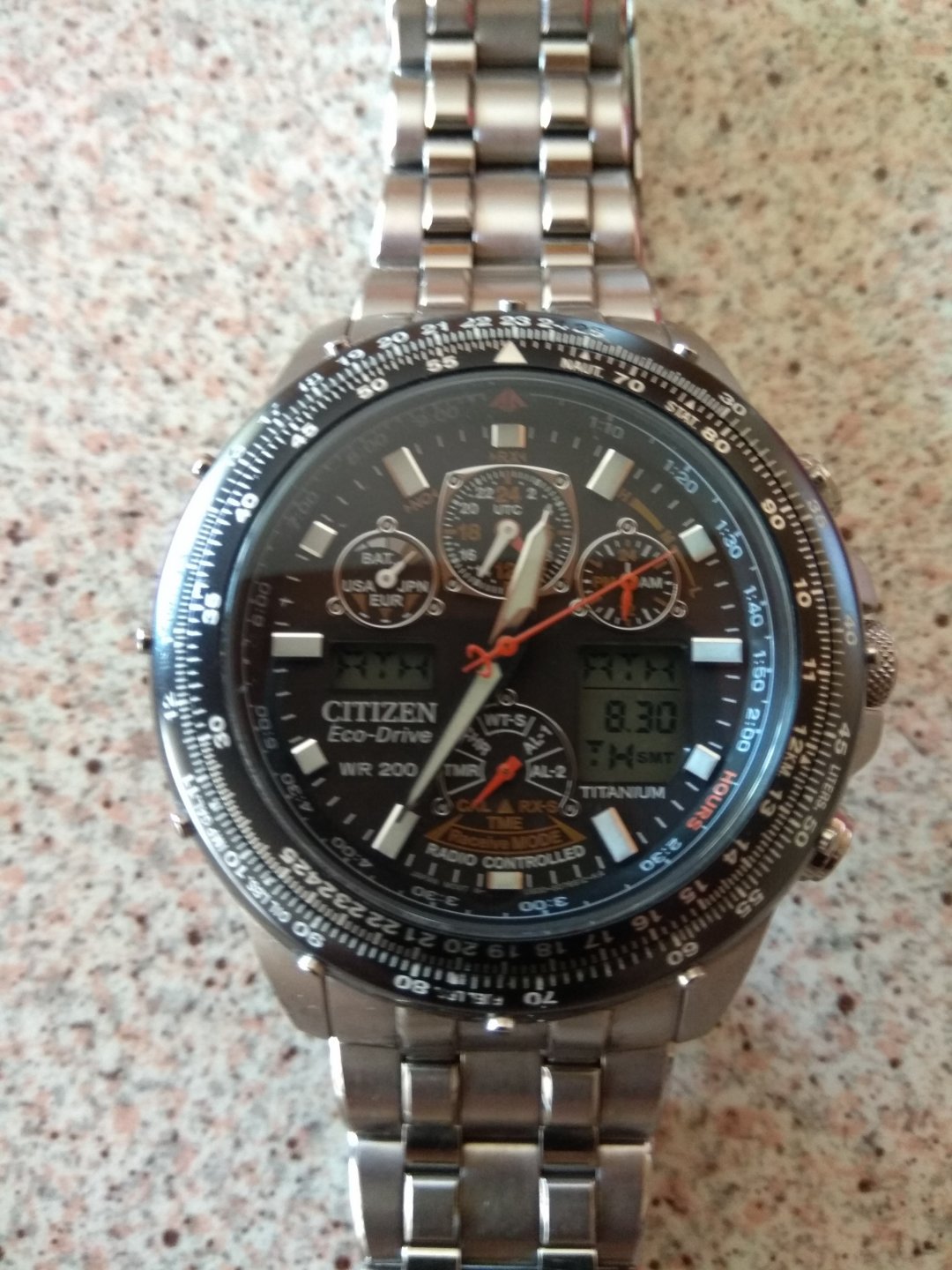 Citizen Promaster Super Skyhawk Radio Controlled Titanium JY0080-62E |  AVsite