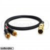 Mogami 2552 Hi End Audiophile Cable With Gold Rean 5 pin DIN Plug To Switchcraft RCA.jpg