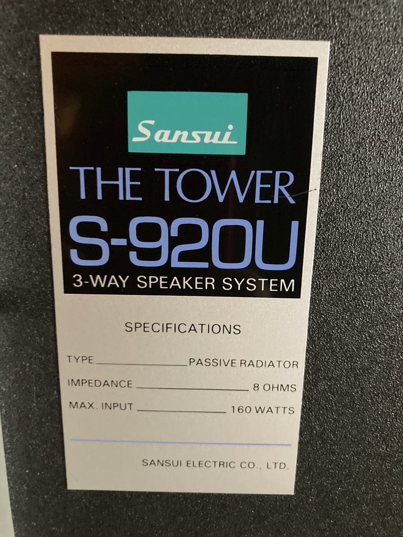 sansui s920u