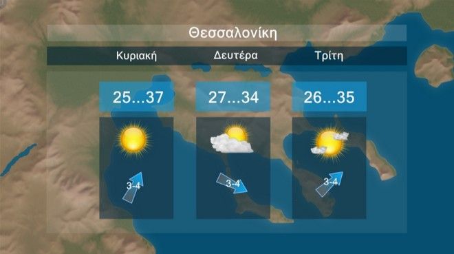 Καιρός: Επιμένει ο καύσωνας - Σε ποιες περιοχές θα φτάσει τους 41 βαθμούς την Κυριακή