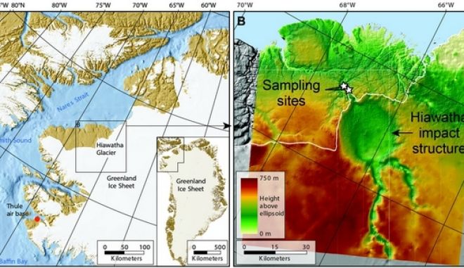 Τεράστιος κρατήρας 31 χιλιομέτρων κάτω από τους πάγους της Γροιλανδίας